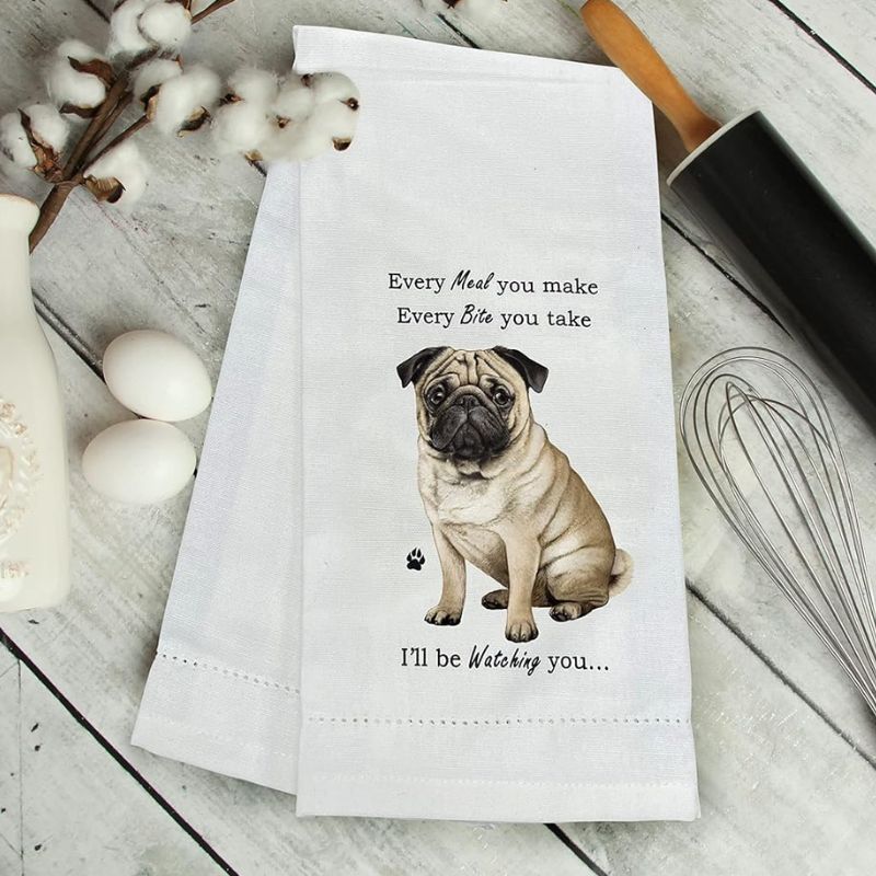 Pug Kitchen Towel